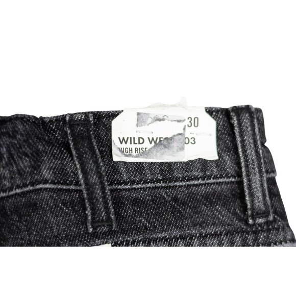 Wrangler's Women's W30 L28  High Rise Straight Wild West Black NWT - Picture 4 of 8
